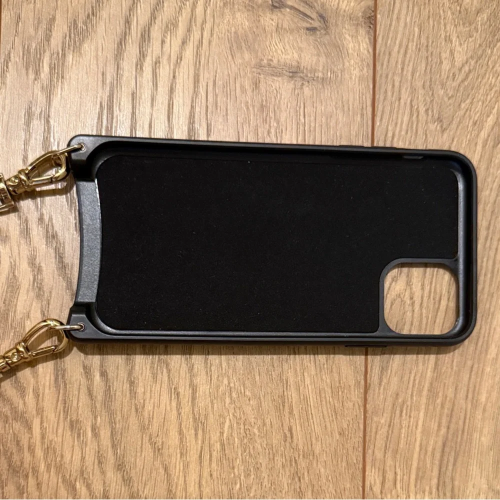 Bandolier Black iPhone 11 Pro Max Case with Gold Studded Strap - Picture 4 of 5